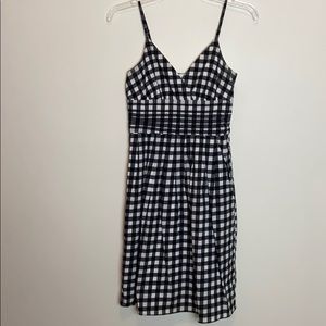 Black/White Gingham Dress